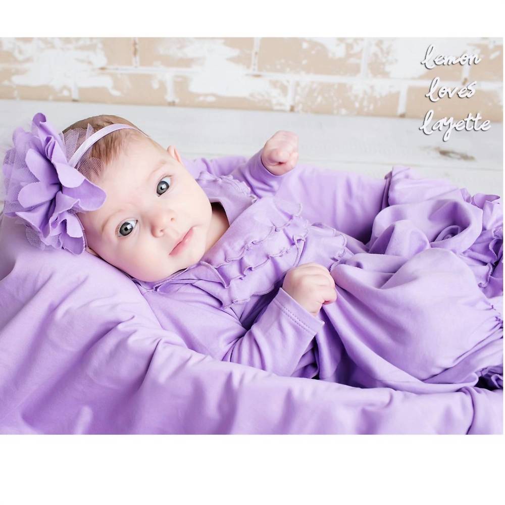 NEW LEMON LOVES LAYETTE jenna gown in lilac